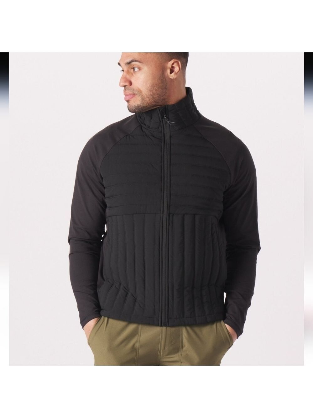 Glyder Hybrid Puffer Jacket Black NWT